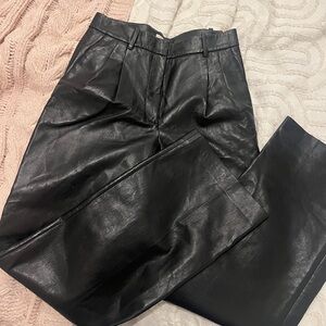 Wilfred aritzia leather pants